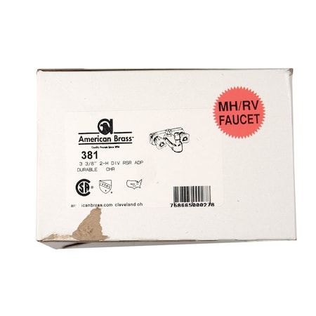 American Brass American Brass 2-Handle Brass Shower Faucet 381